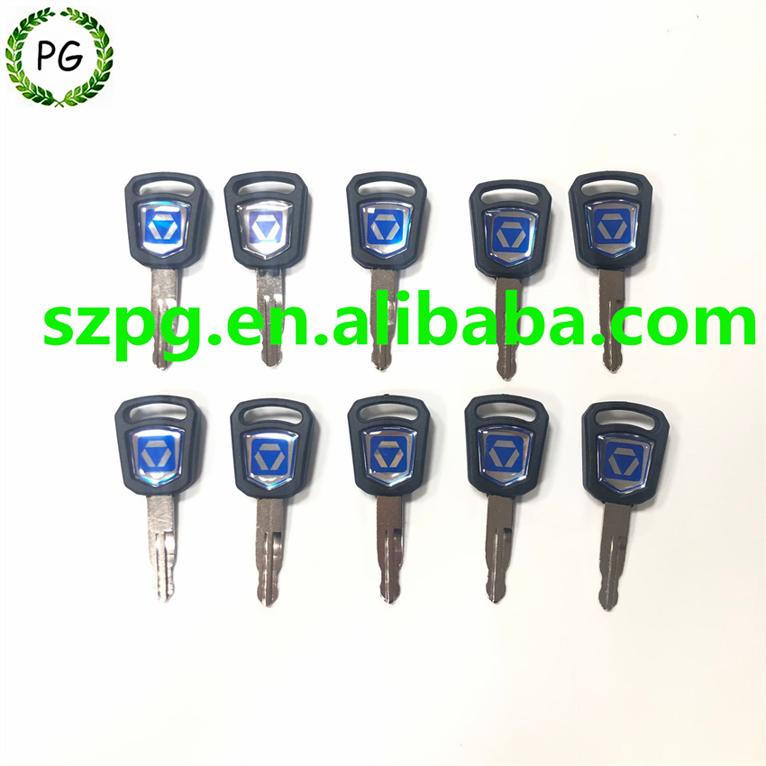 Heavy Equipment Keys - 10PCS Ignition Key For XCMG Excavator