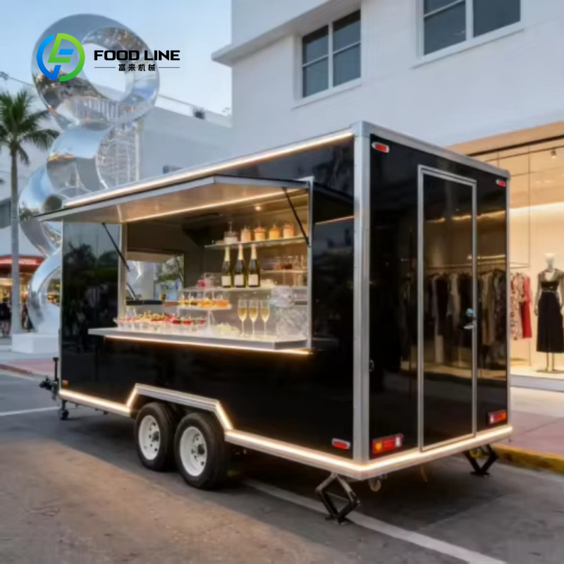 Customized Square Mobile Food  - Heavy Equipment Business ulasan dan harga