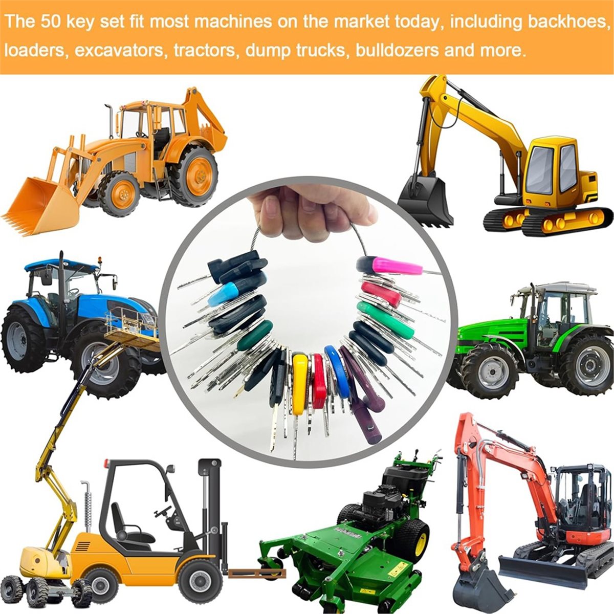 50 Heavy Equipment Keys Master - Heavy Equipment Contractors ulasan dan harga