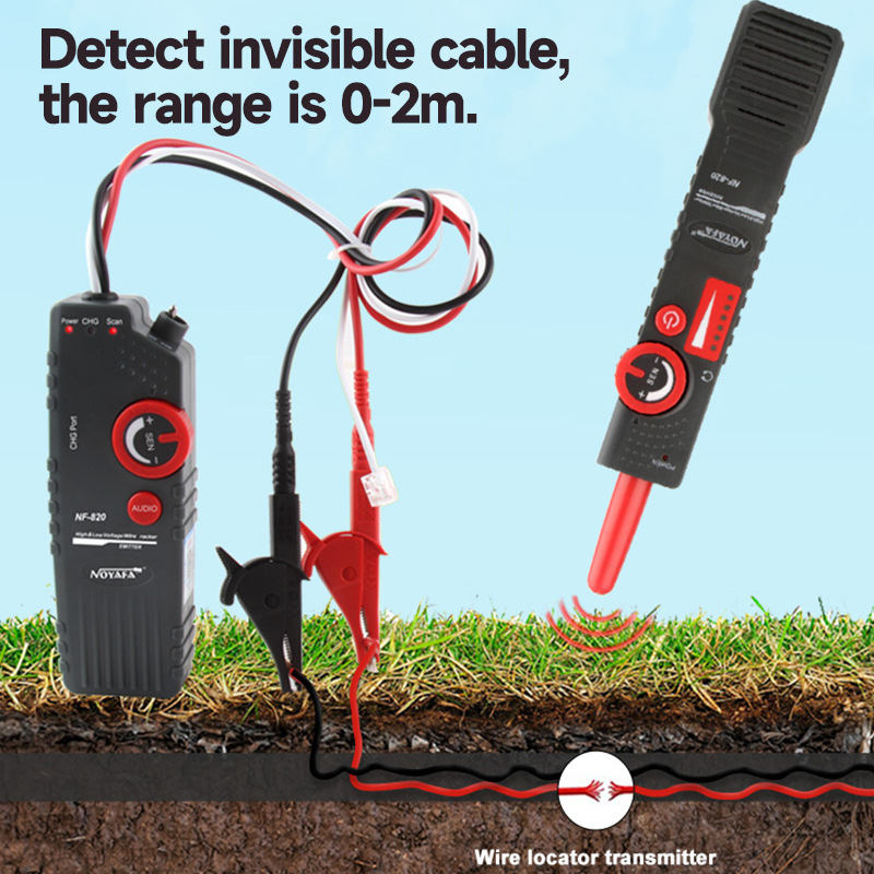 NF-820 Underground Cable Detec - Underground Cable Detector ulasan dan harga