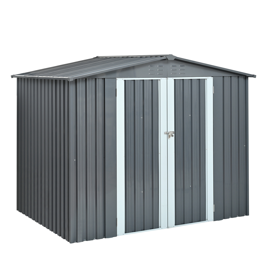 Metal Storage Shed with Double - Heavy Equipment Storage Yard ulasan dan harga