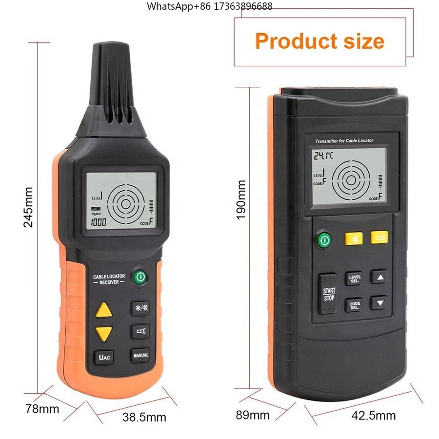 RuoShui 7501 Cable Locator 12V - Underground Cable Detector ulasan dan harga
