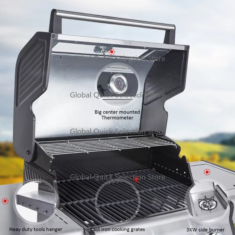 Heavy-duty Smokeless Gas BBQ G - Heavy Equipment Business ulasan dan harga