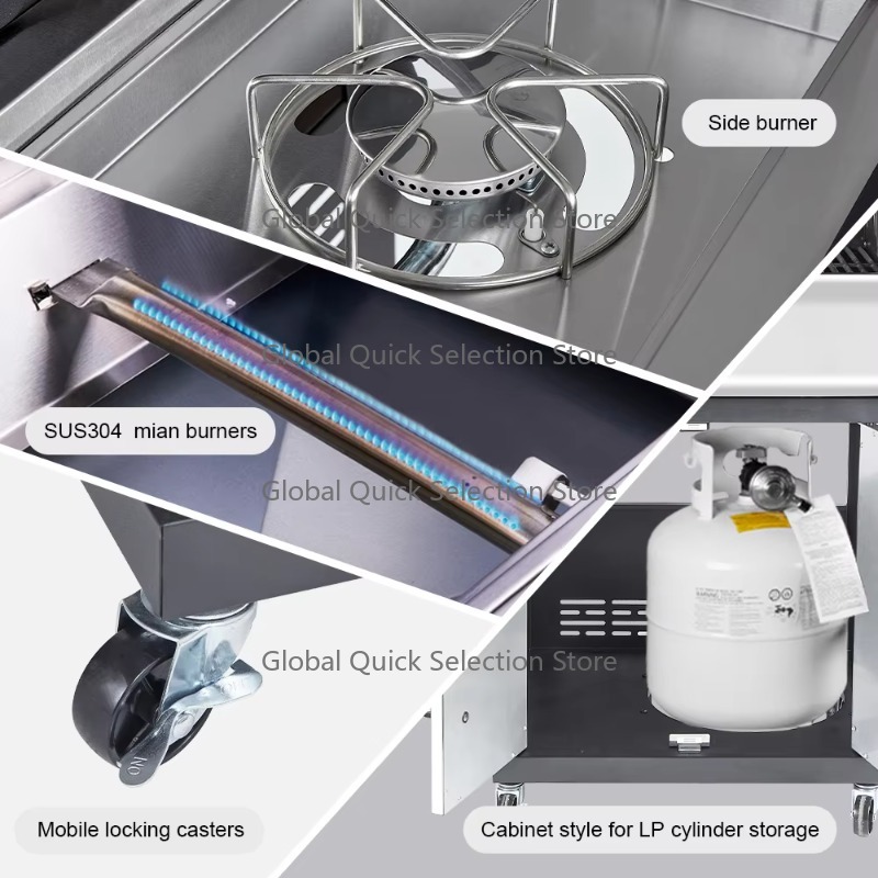 Heavy-duty Smokeless Gas BBQ G - Heavy Equipment Business ulasan dan harga